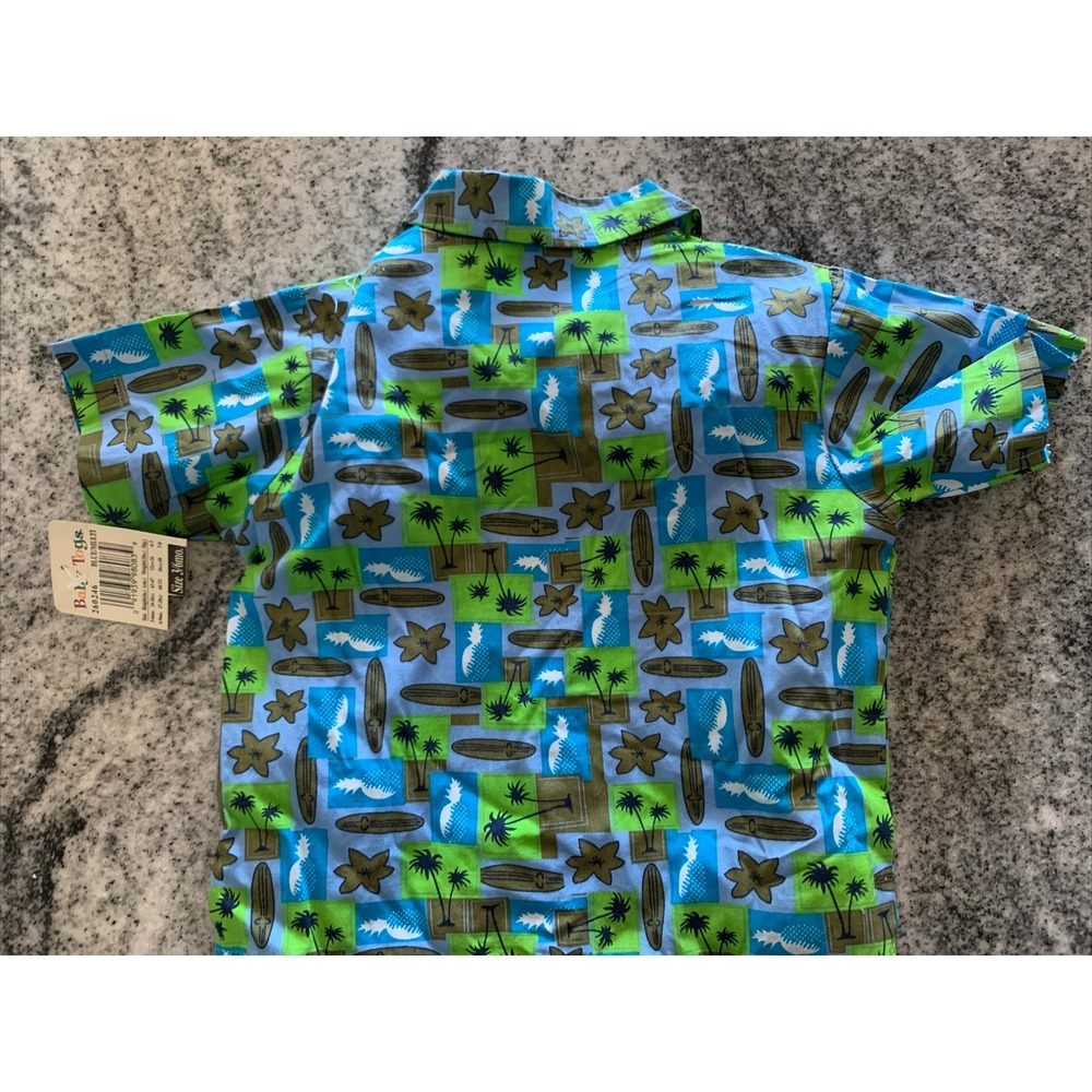 New Baby Togs Infant Boy Surfboard 2 Shirt Set 3-6M NWT (E18) - Picture 4 of 4